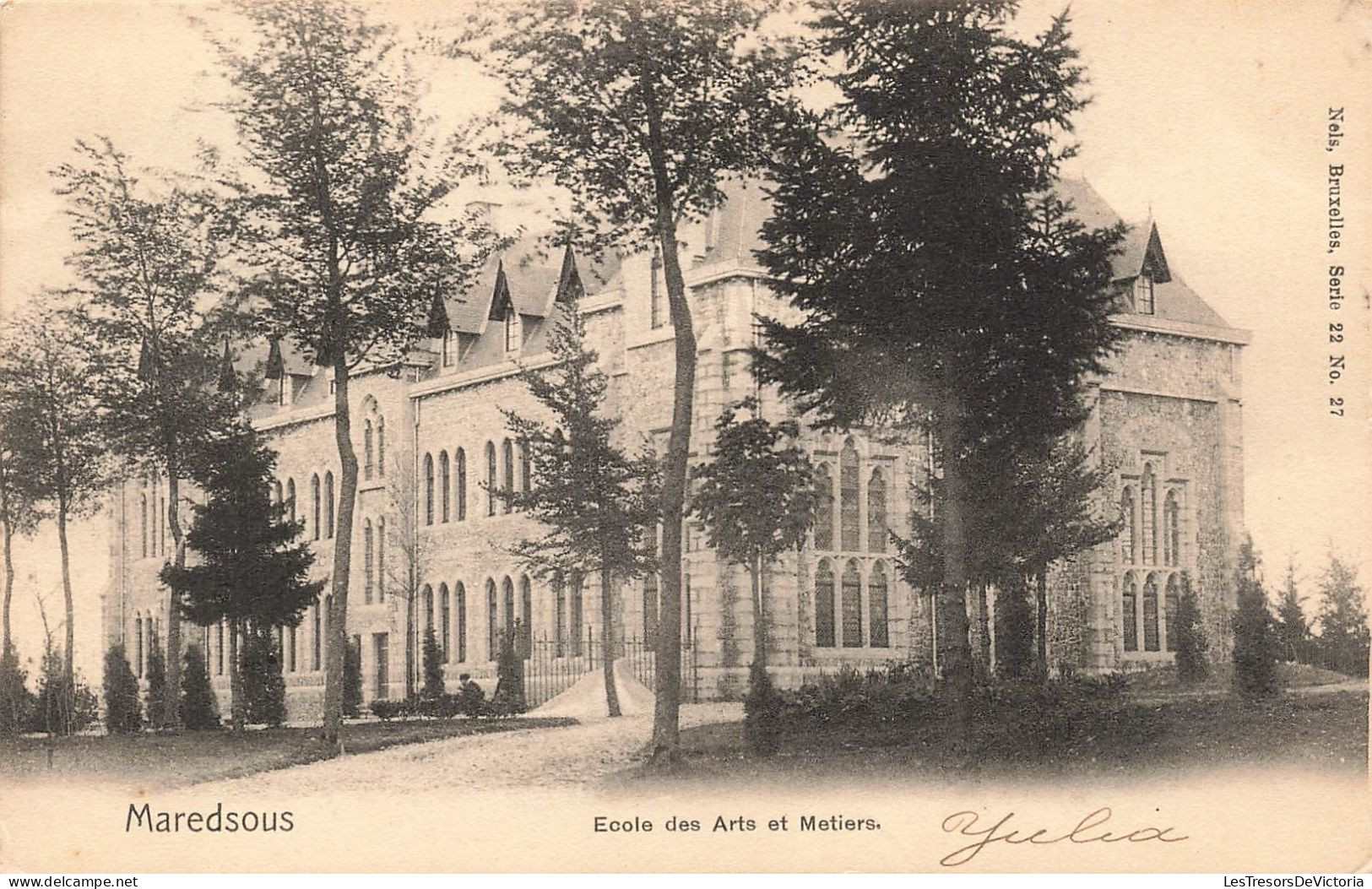 BELGIQUE - Maredsous - Ecole Des Arts Et Métiers - Carte Postale Ancienne - Anhee