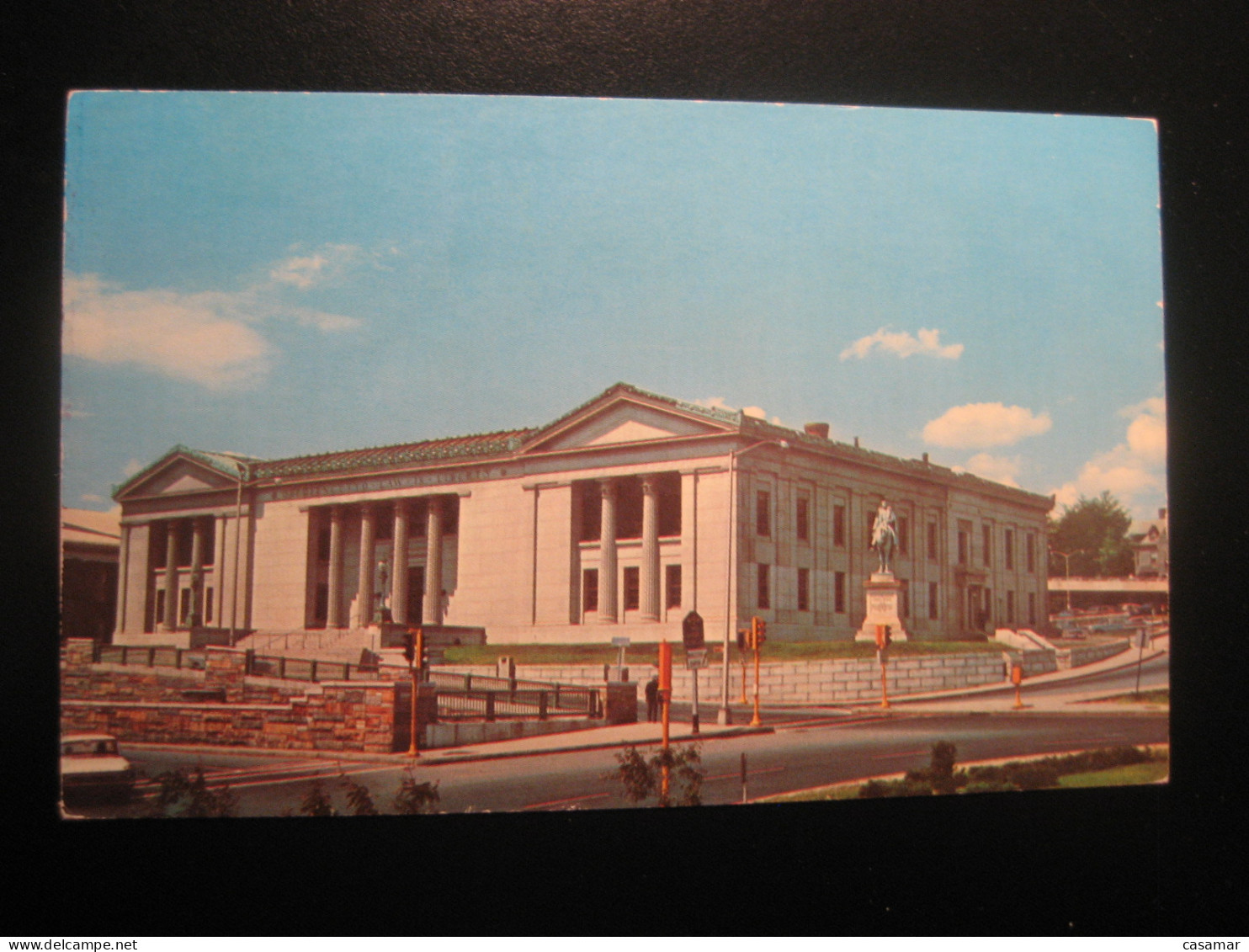 WORCESTER Massachusetts County Courthouse Cancel 1975 To Sweden Postcard USA - Worcester