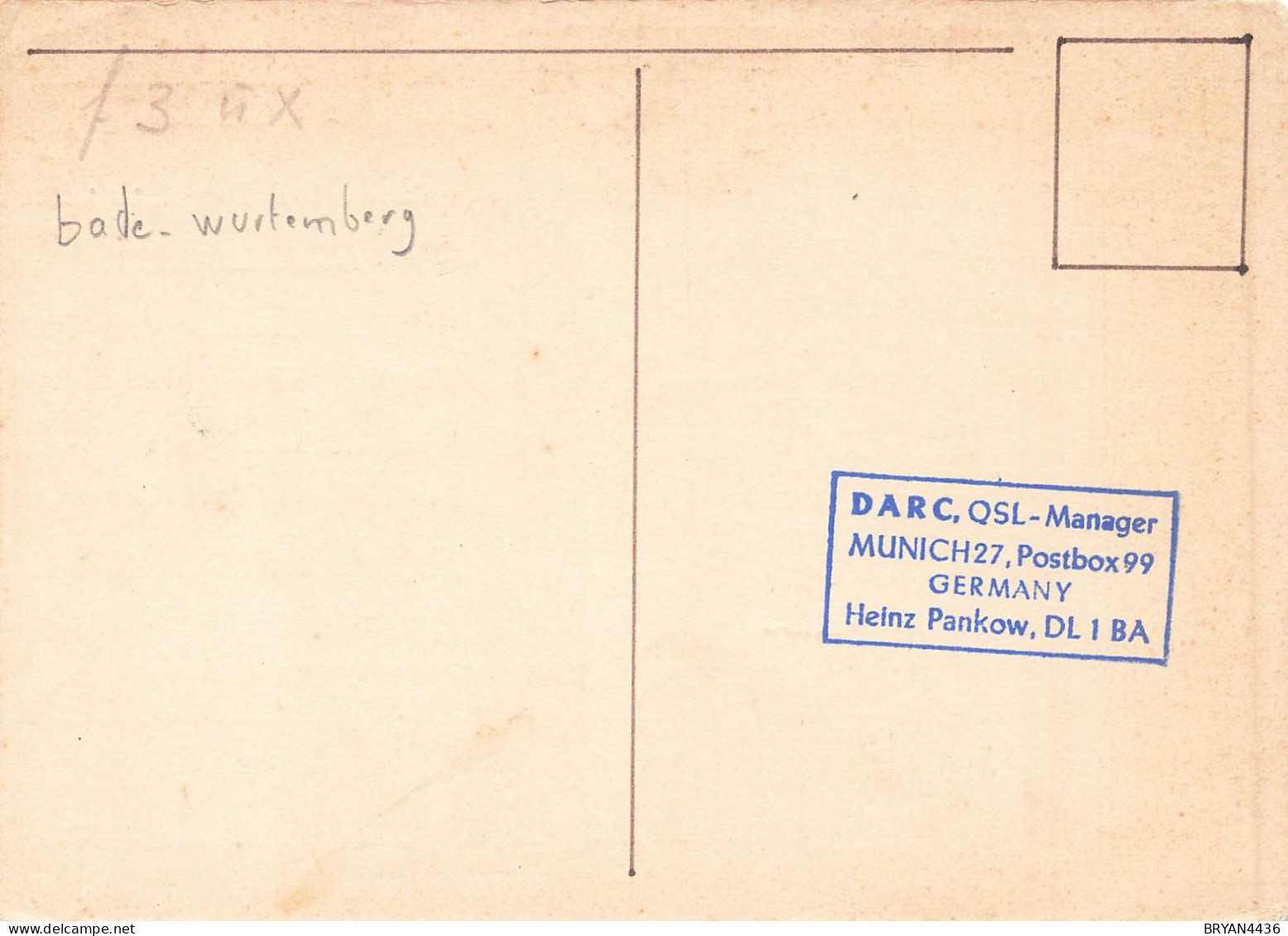 MARKDORF - BADE-WURTEMBERG - CARTE POSTAL ILLUSTREE - QSL - 1953 - Markdorf