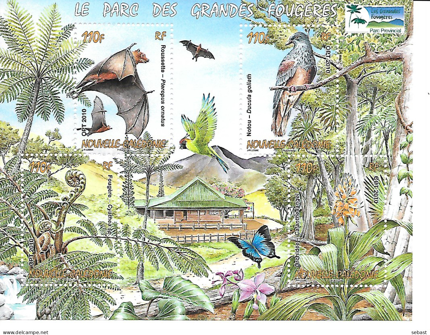 BLOC NEUF DE NOUVELLE CALEDONIE DE 2010 N° YVERT 42 - Used Stamps