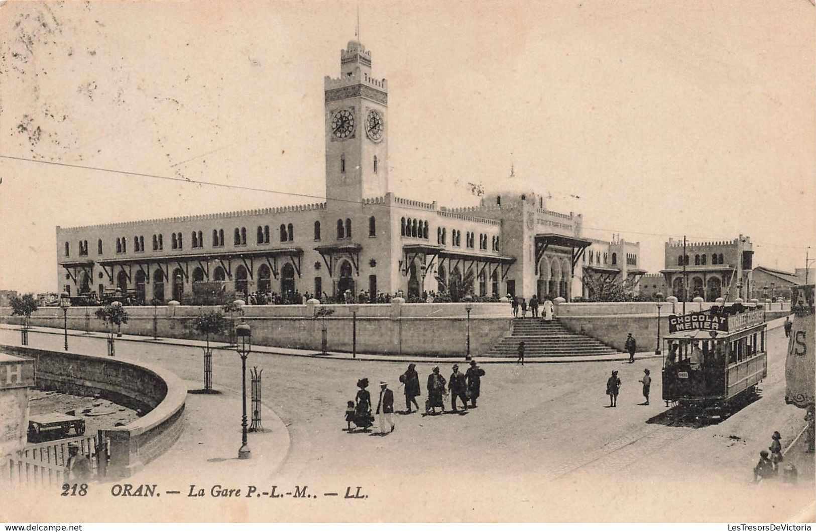 ALGERIE - Oran - La Gare PLM - LL - Carte Postale Ancienne - Oran