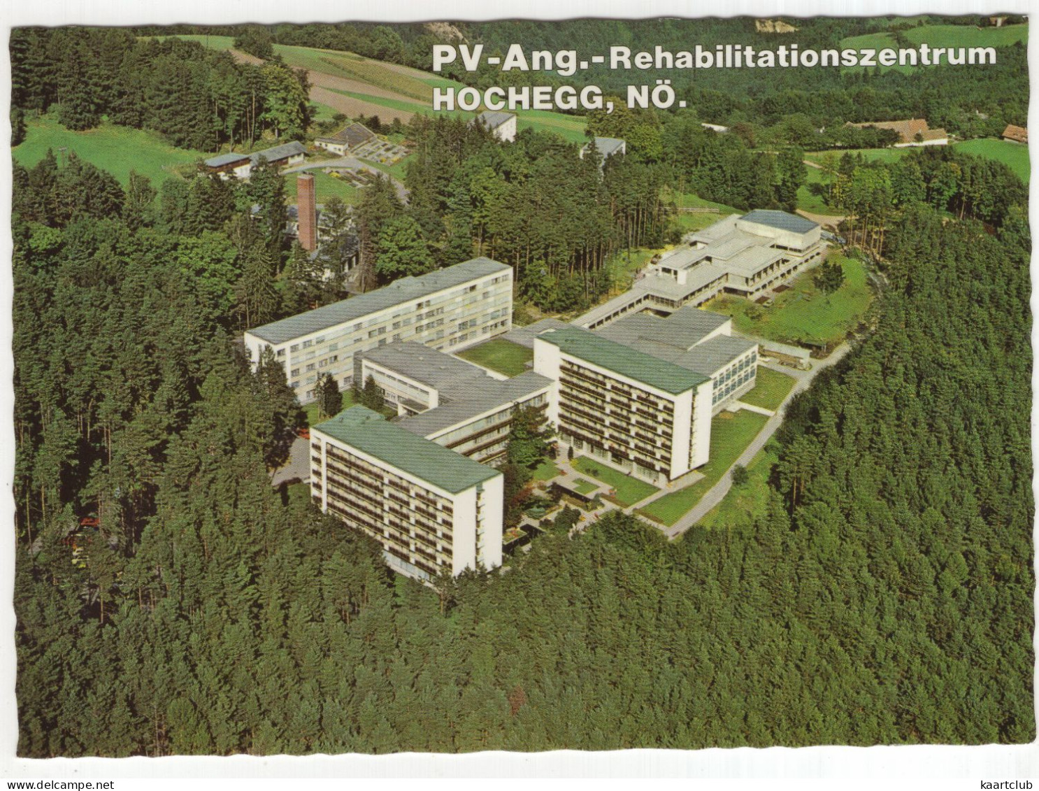 Hochegg - Rehabilitationszentrum Der Pensionsversicherungsanstalt Der Angestellten - (N.Ö., Österreich/Austria) Luftbild - Neunkirchen