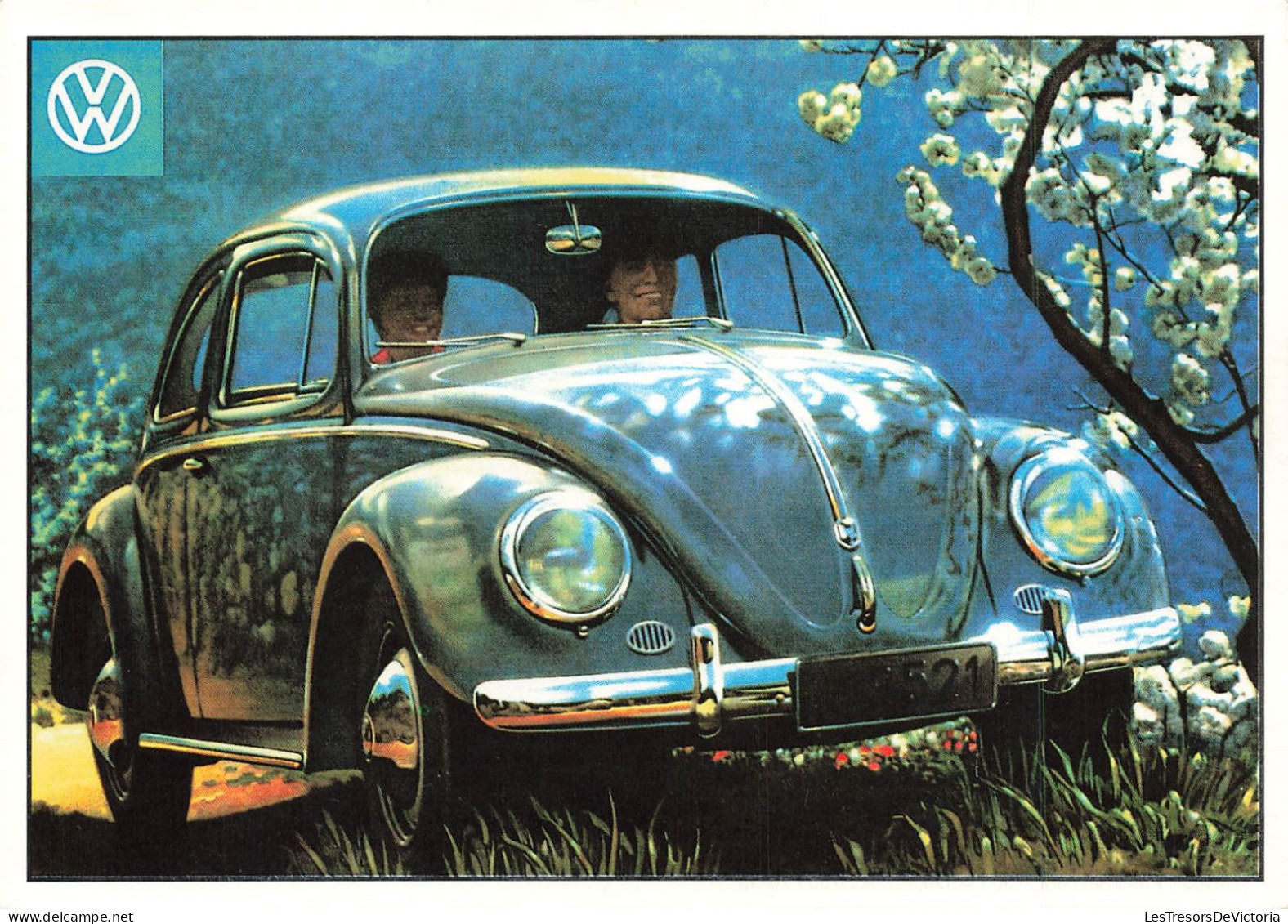 TRANSPORT - Volkswagen - PARC Archiv Edition - Carrosserie Bleue - Carte Postale Ancienne - Taxis & Fiacres