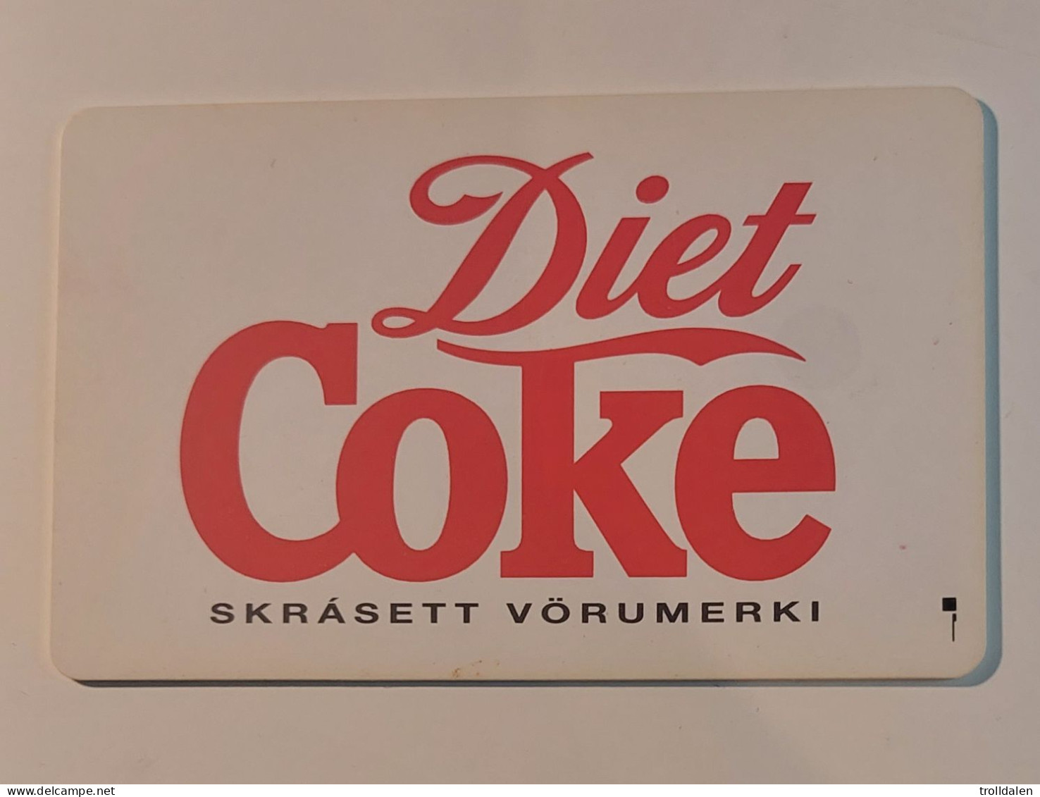 Iceland Coca Cola , Diet Coke , SC7 Chip - Iceland