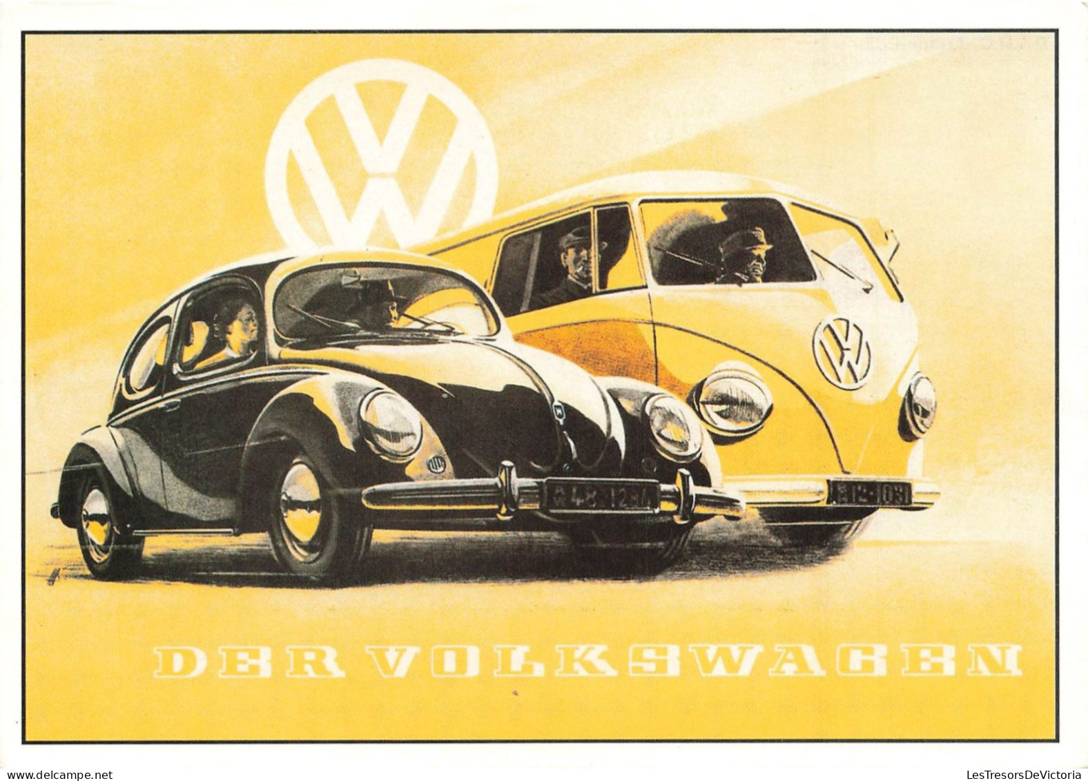 TRANSPORT - Volkswagen - PARC Archiv Edition - Der Volkswagen - Carte Postale Ancienne - Taxis & Fiacres