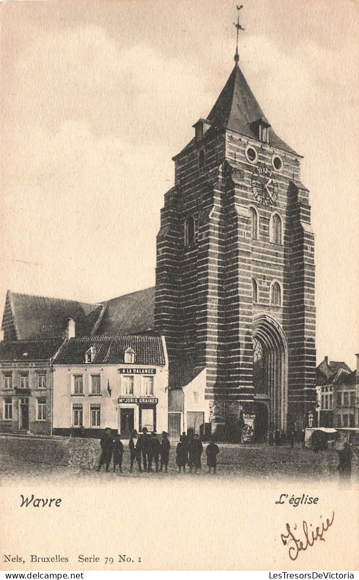 BELGIQUE - Wavre - L'église - Carte Postale Ancienne - Wavre