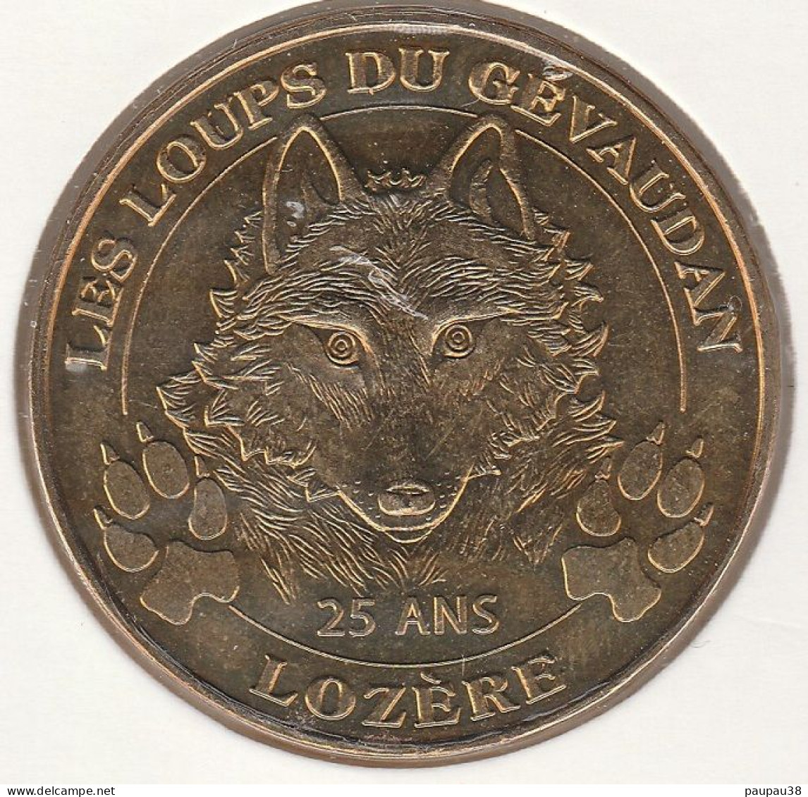 MONNAIE DE PARIS 2010 - 48 SAINT-LÉGER-DE-PEYRE Les Loups Du Gévaudan - 25 Ans - 2010