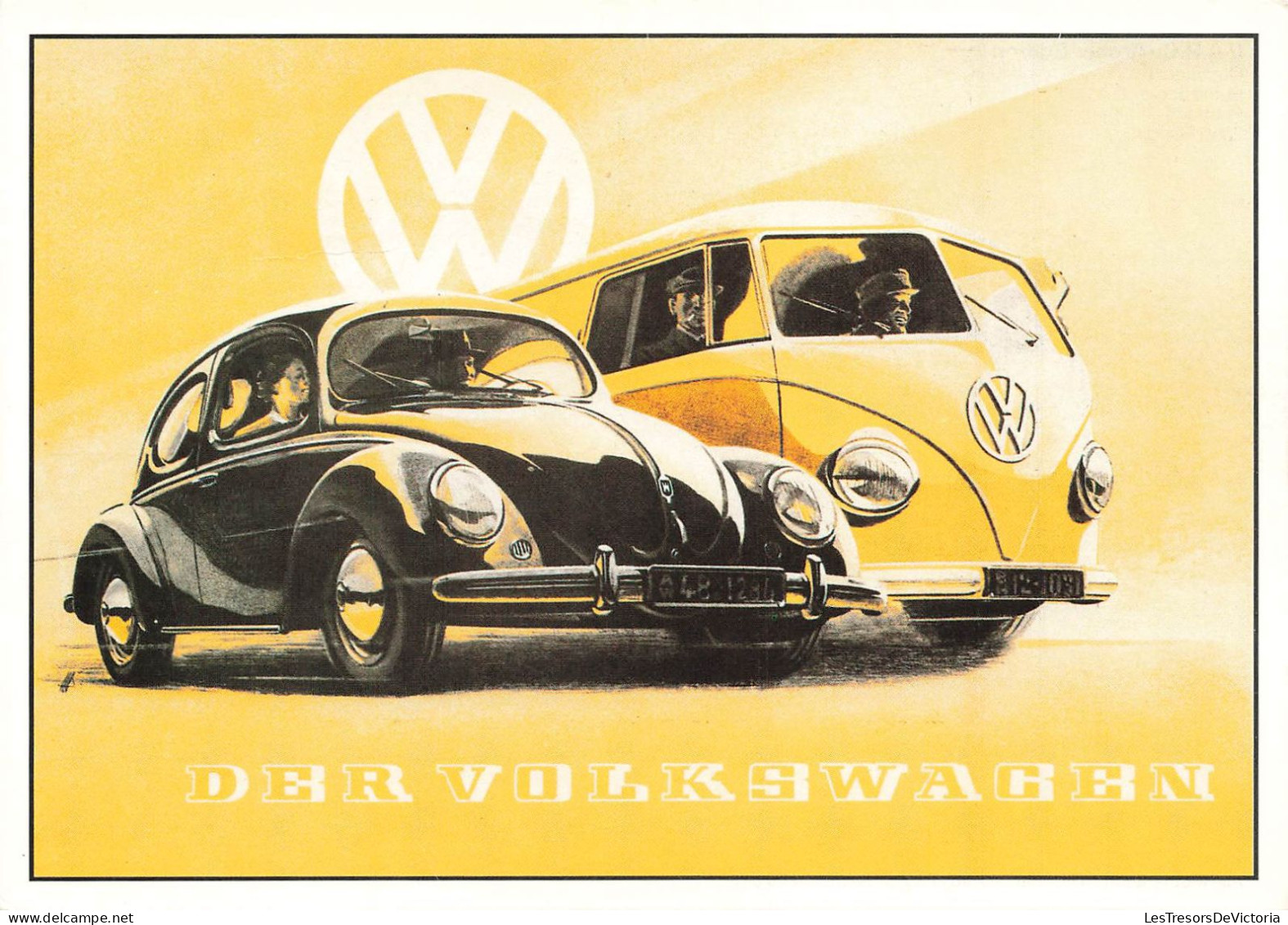 TRANSPORT - Volkswagen - PARC Archiv Edition - Der Volkswagen - Carte Postale Ancienne - Taxis & Cabs