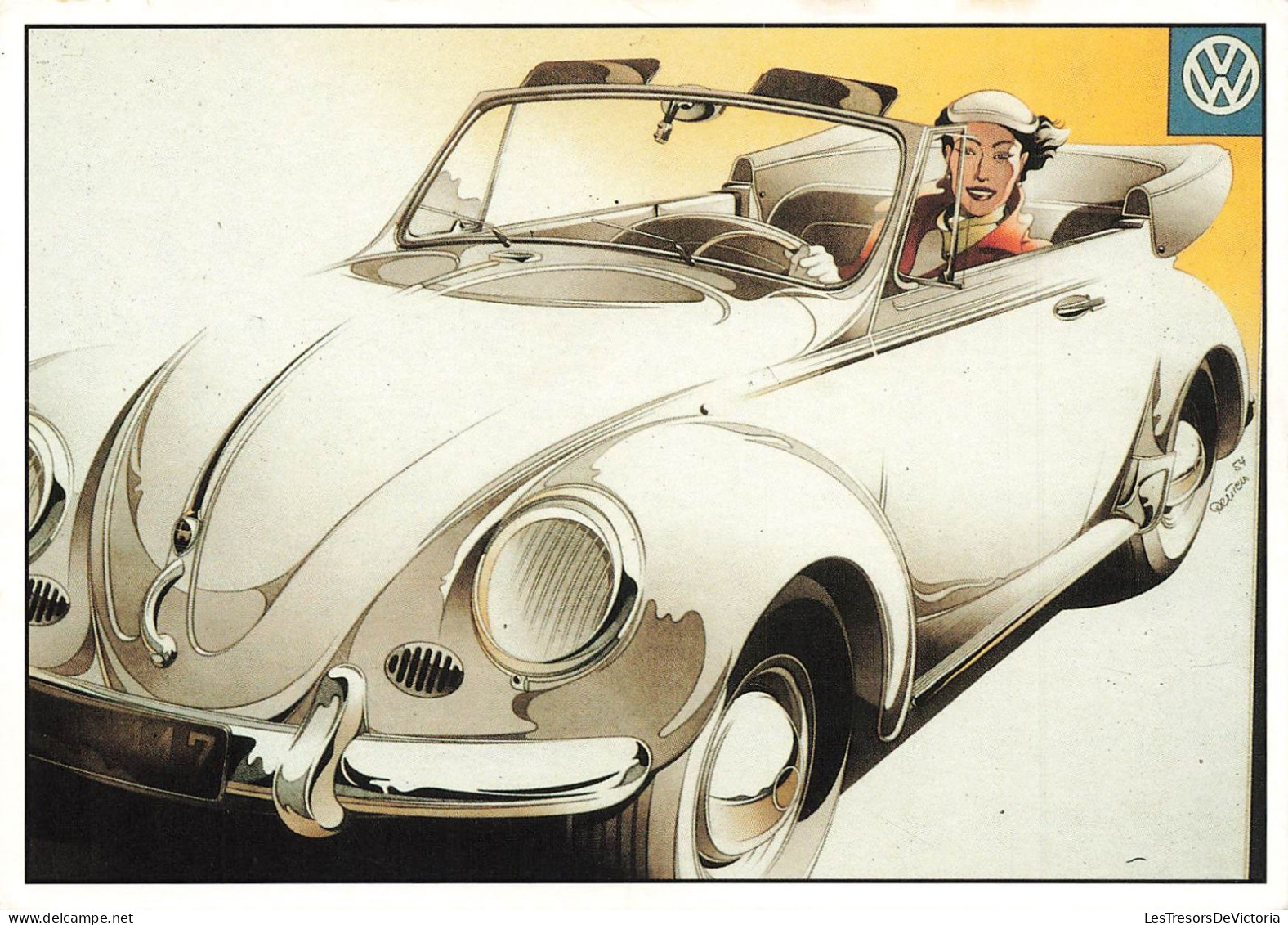 TRANSPORT - Volkswagen - PARC Archiv Edition - Carrosserie Blanche - Carte Postale Ancienne - Taxis & Cabs