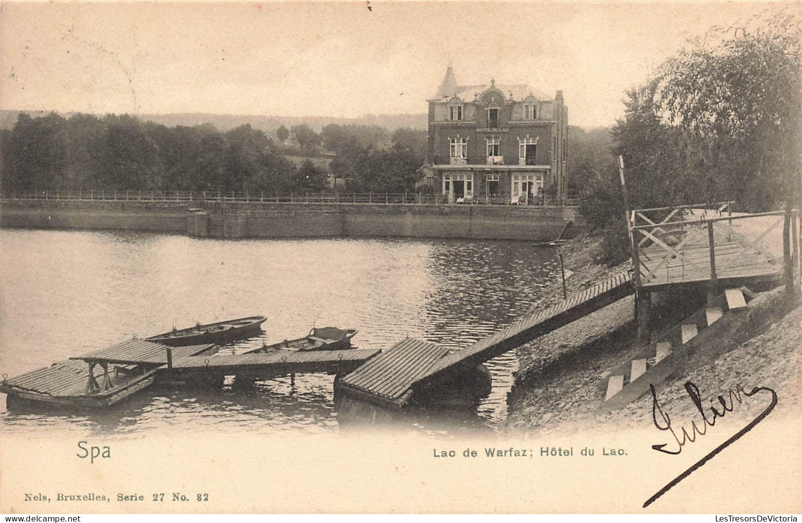 BELGIQUE - Spa - Lac De Warfaz - Hôtel Du Lac - Carte Postale Ancienne - Spa