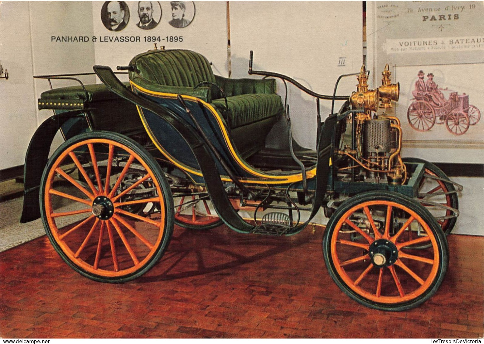 TRANSPORT - Voiture Ancienne  - Carte Postale Ancienne - Taxi & Fiacre