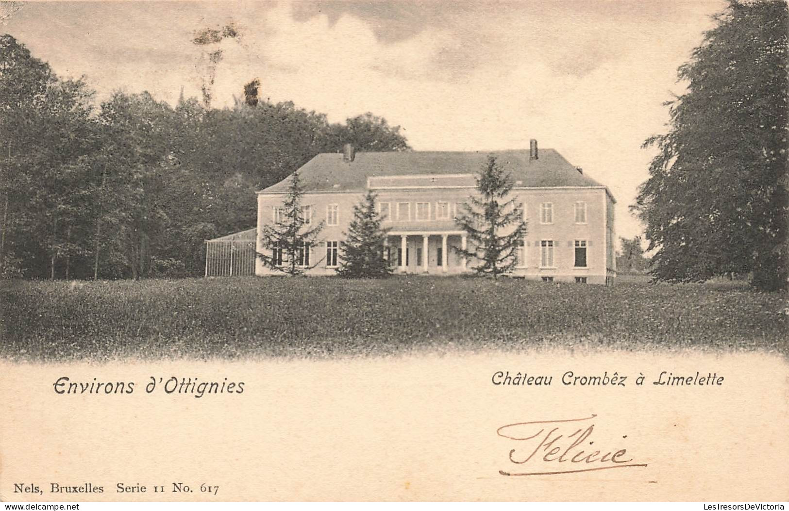 BELGIQUE - Ottignies - Château Crombêz à Limelette - Carte Postale Ancienne - Ottignies-Louvain-la-Neuve