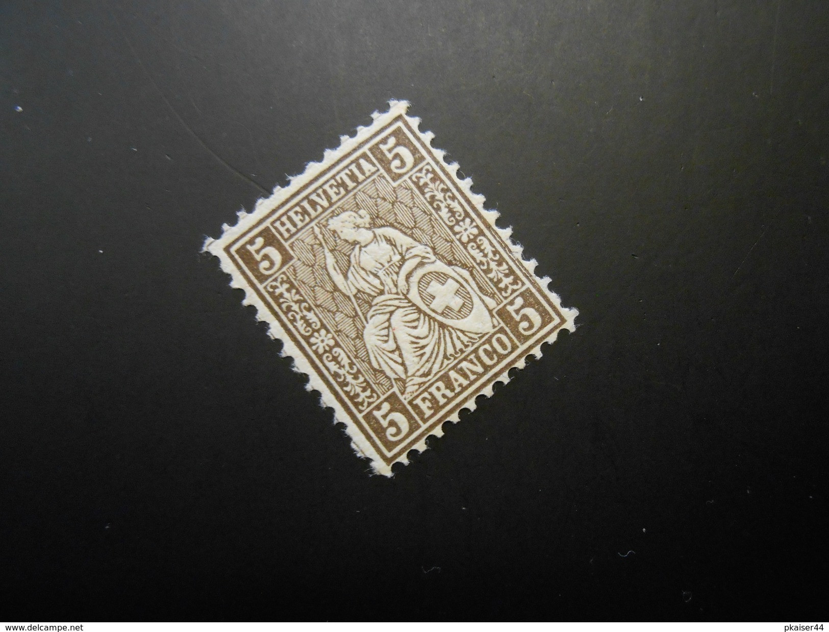 CH ZNr.45/45.2.06/x.1.11  5C**/MNH - Sitz. Helvetia 1881 Abarten: Z Kat. Spezial Schweiz CHF 11.00 - Unused Stamps