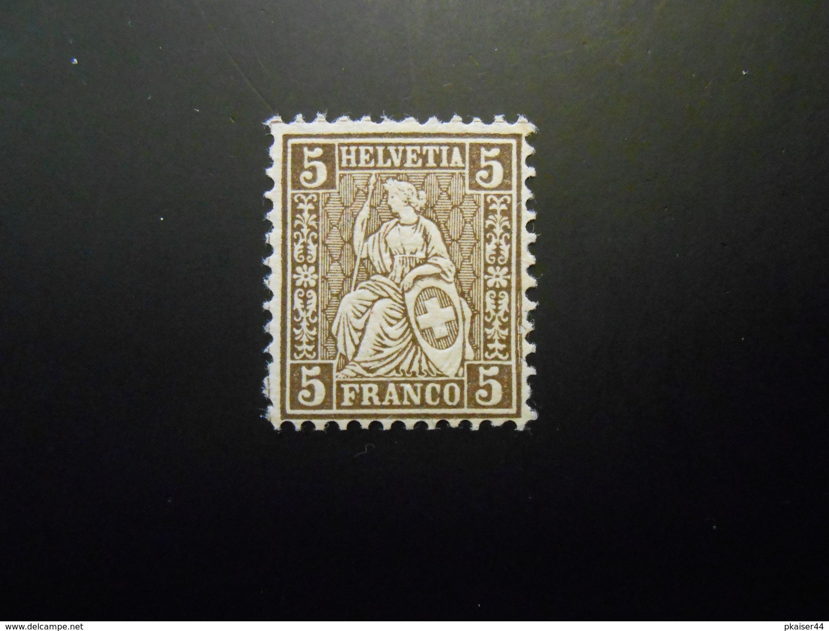 CH ZNr.45/45.2.06/x.1.11  5C**/MNH - Sitz. Helvetia 1881 Abarten: Z Kat. Spezial Schweiz CHF 11.00 - Ongebruikt