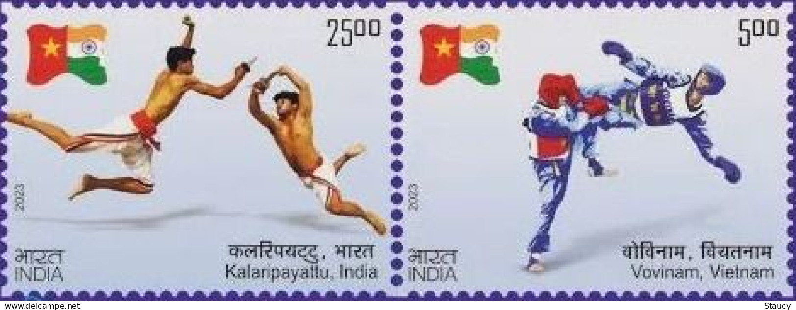 India 2023 India – Vietnam Joint Issue 2v Set MNH As Per Scan - Gezamelijke Uitgaven