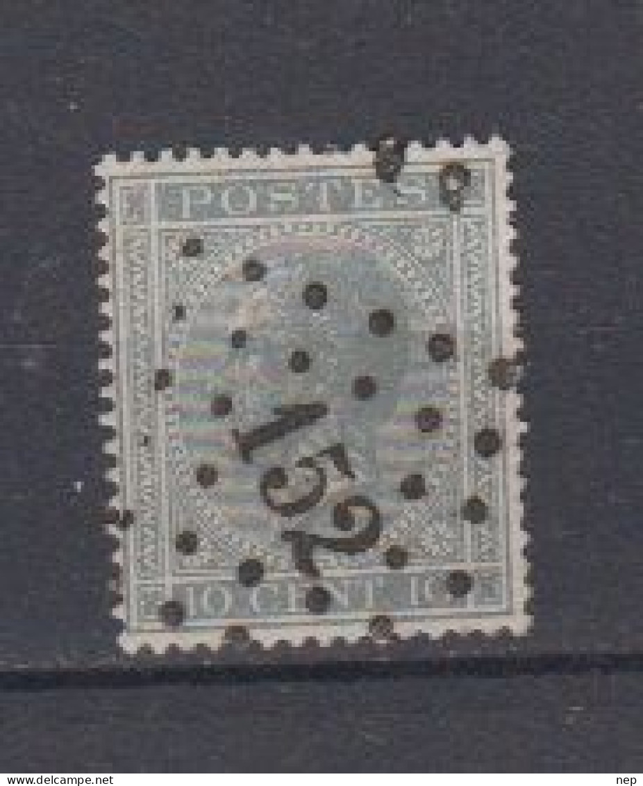 BELGIË - OBP - 1865/66 - Nr 17A (T/D 15) - (PT 152 - GOSSELIES)  - Coba  + 2.00€ - Oblitérations à Points