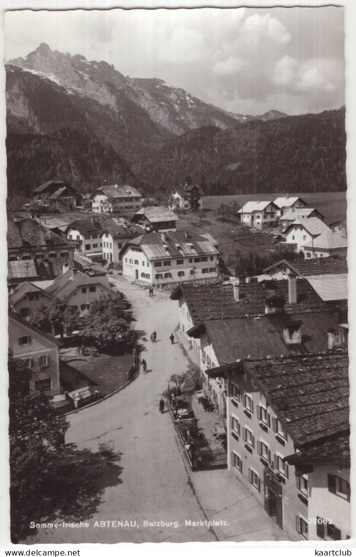 Sommerfrische Abtenau, Salzburg. Marktplatz - (Österreich/Austria) - Abtenau