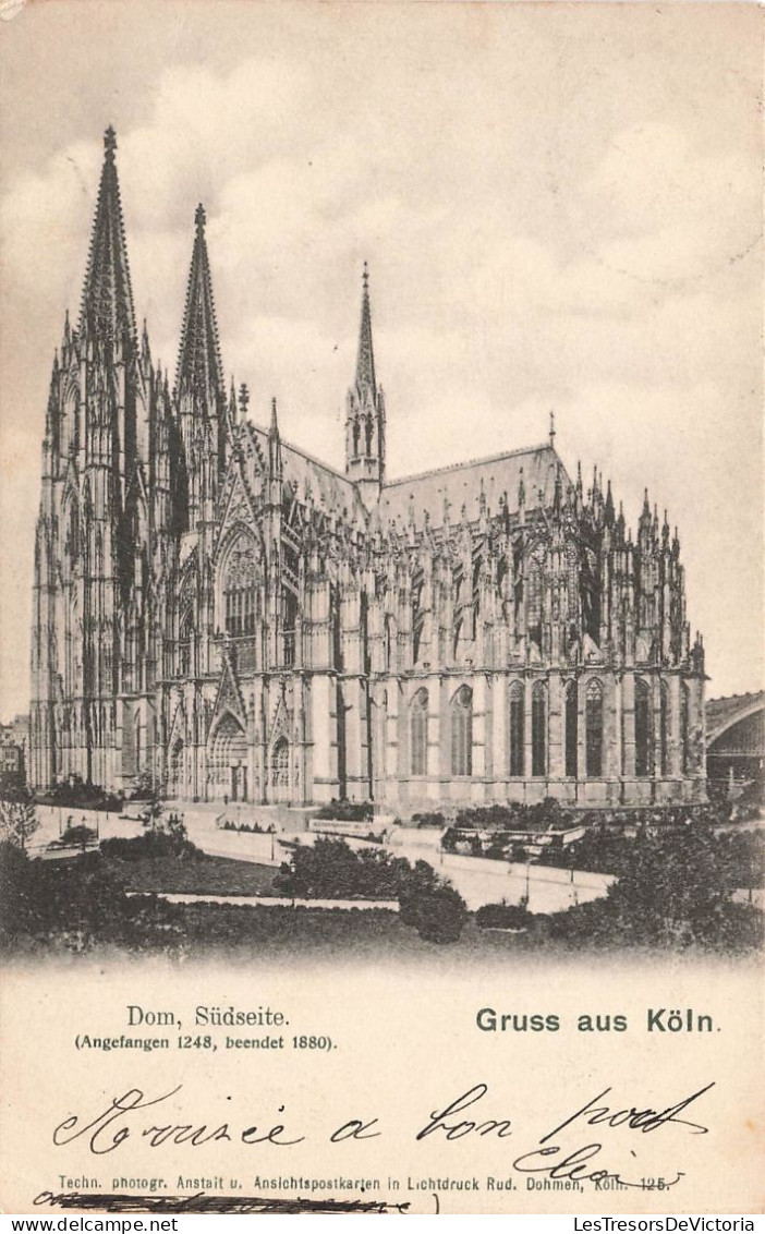 ALLEMAGNE - Cologne - Dôme - Côté Sud - Carte Postale Ancienne - Köln