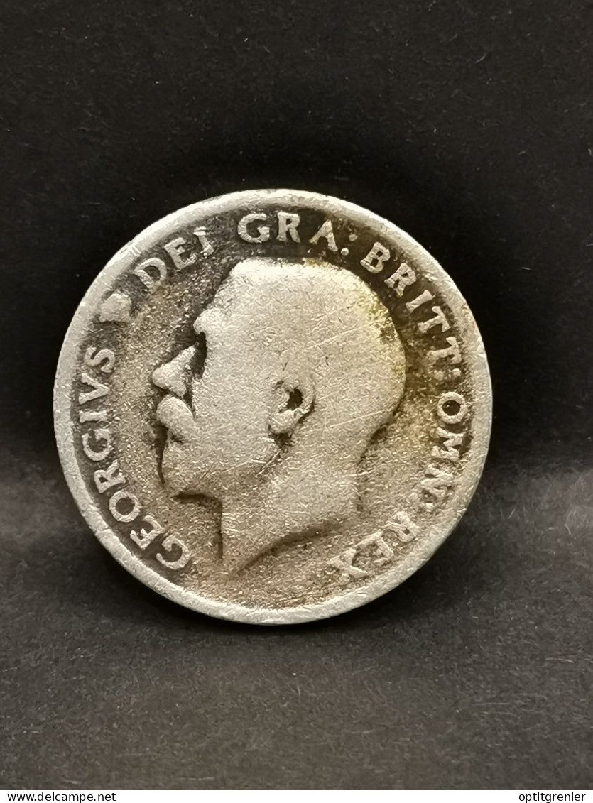 6 PENCE ARGENT 1920 GEORGE V ROYAUME UNI / UNITED KINGDOM SILVER - H. 6 Pence