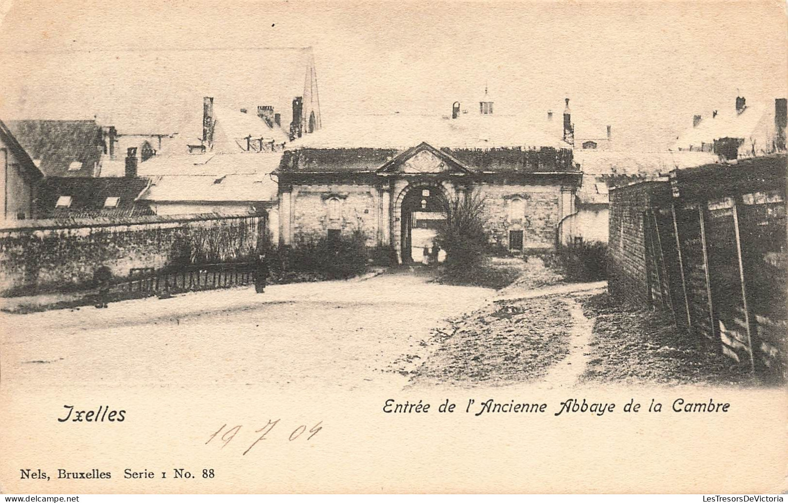 BELGIQUE - Ixelles - Entrée De L'Ancien Abbaye De La Cambre - Carte Postale Ancienne - Elsene - Ixelles