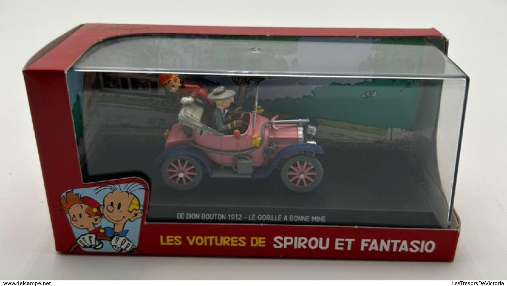 SPIROU - Figurines - Les Voitures De Spirou Et Fantasio - Modèle Réduit Editon Atlas - De Dion Bouton 1912 - Autres & Non Classés