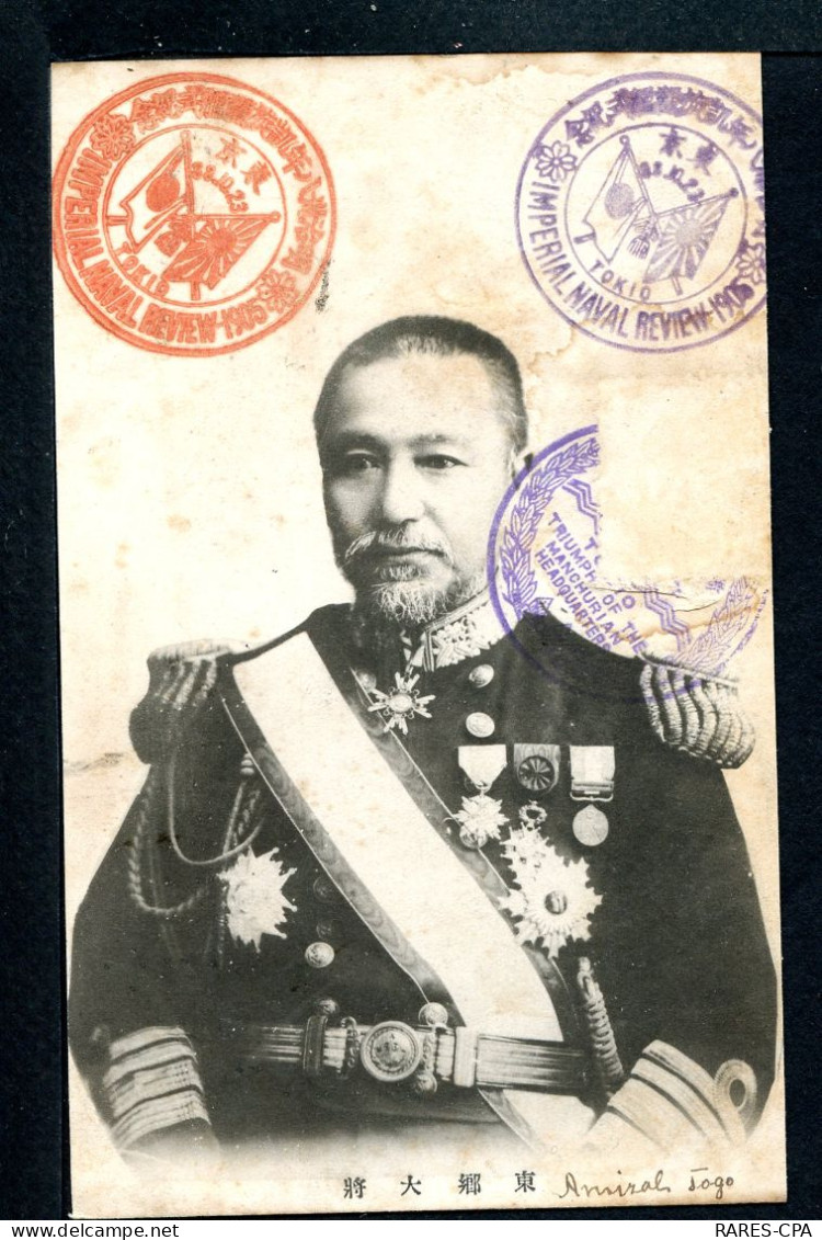 JAPON - TOKYO - Amiral Togo ( Cachet Impérial Naval Review 1906 ) - Tokio