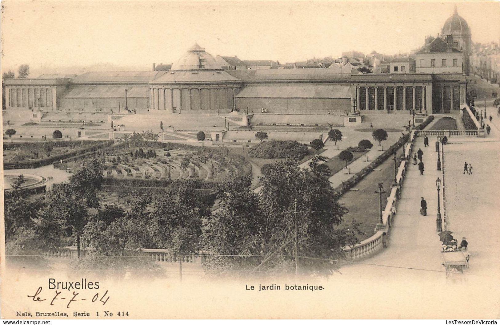 BELGIQUE - Bruxelles - Le Jardin Botanique - Carte Postale Ancienne - Bosques, Parques, Jardines