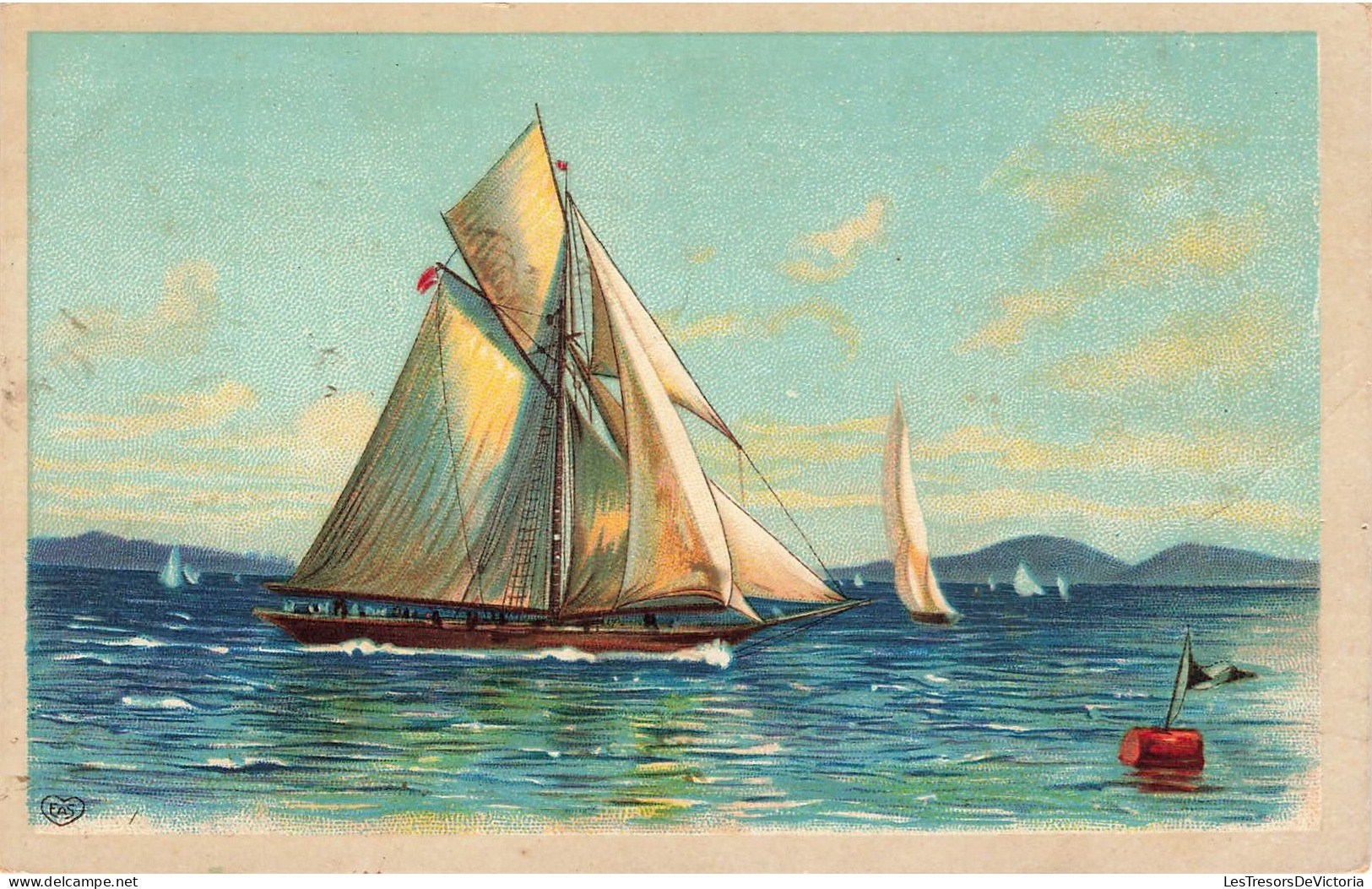 TRANSPORT - Bateaux - Voilier - Tableau - Carte Postale - Velieri