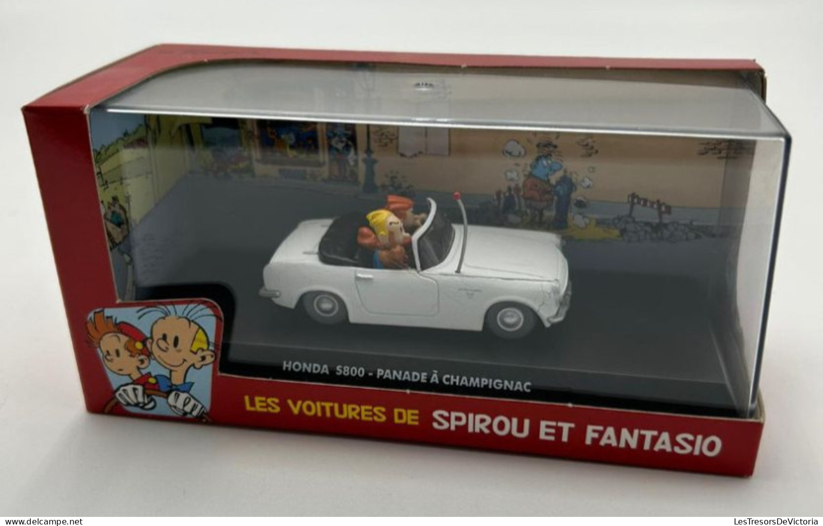 SPIROU - Figurines - Les Voitures De Spirou Et Fantasio - Modèle Réduit Editon Atlas - Honda S800 - Panade A Champignac - Other & Unclassified