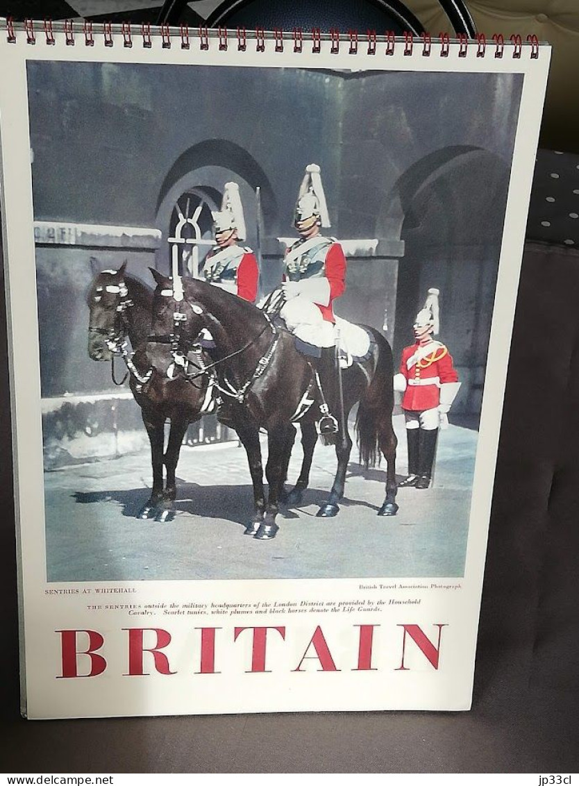 Série De 12 Posters "Miniature Posters Come To Britain" Elizabeth II, Yeomen, Whitehall, Sheffield, Wales, Lincoln, Etc. - Afiches