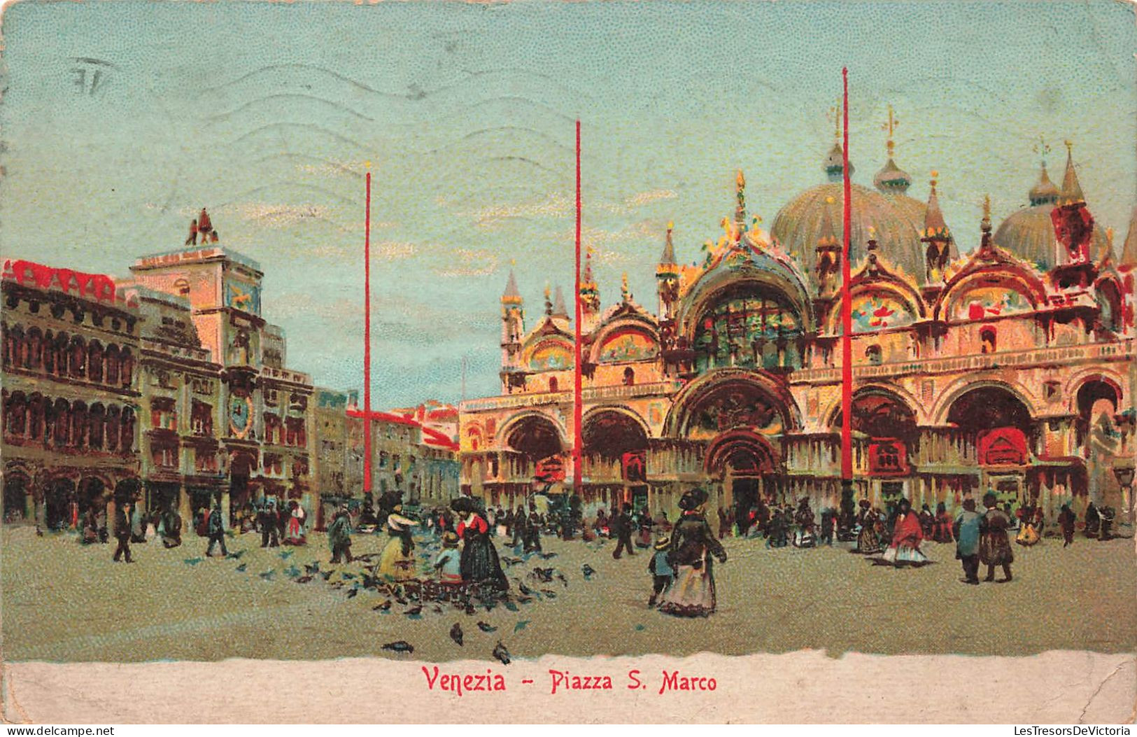 ITALIE - Venezia - Piazza S.Marco - Colorisé - Carte Postale Ancienne - Venezia (Venice)