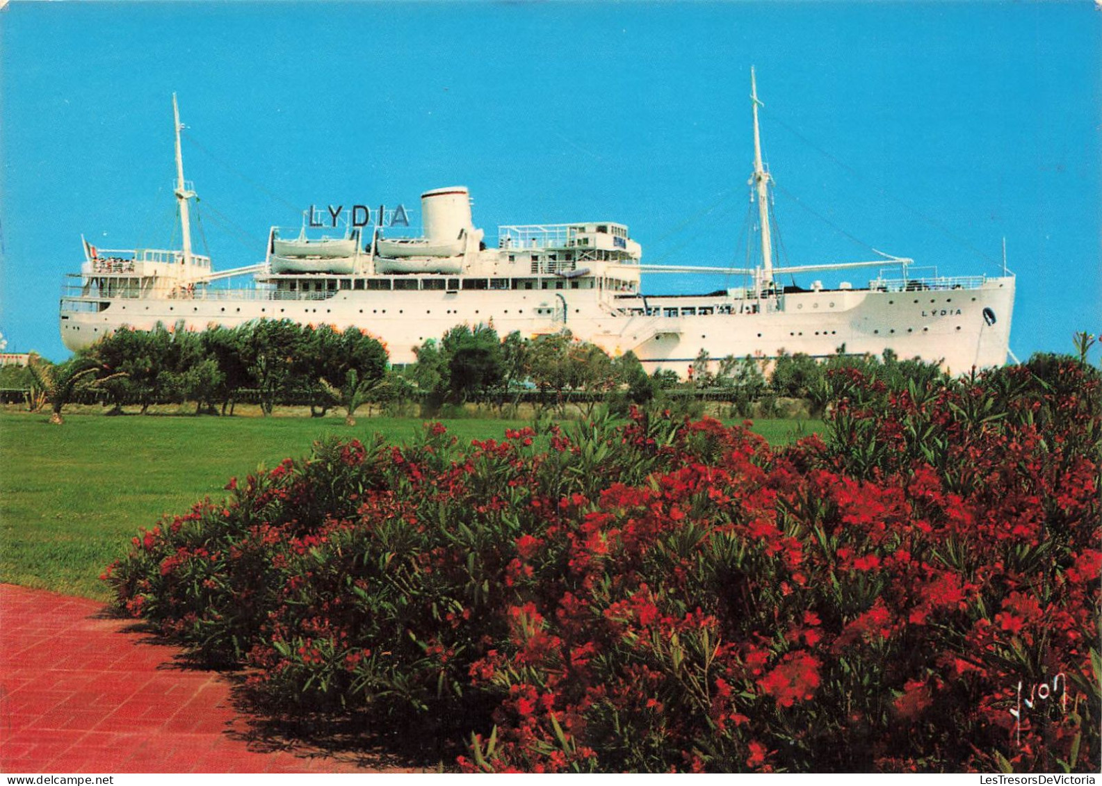 TRANSPORT - Bateaux - Port Bacares - Lydia - Navire Des Sables - Carte Postale - Steamers