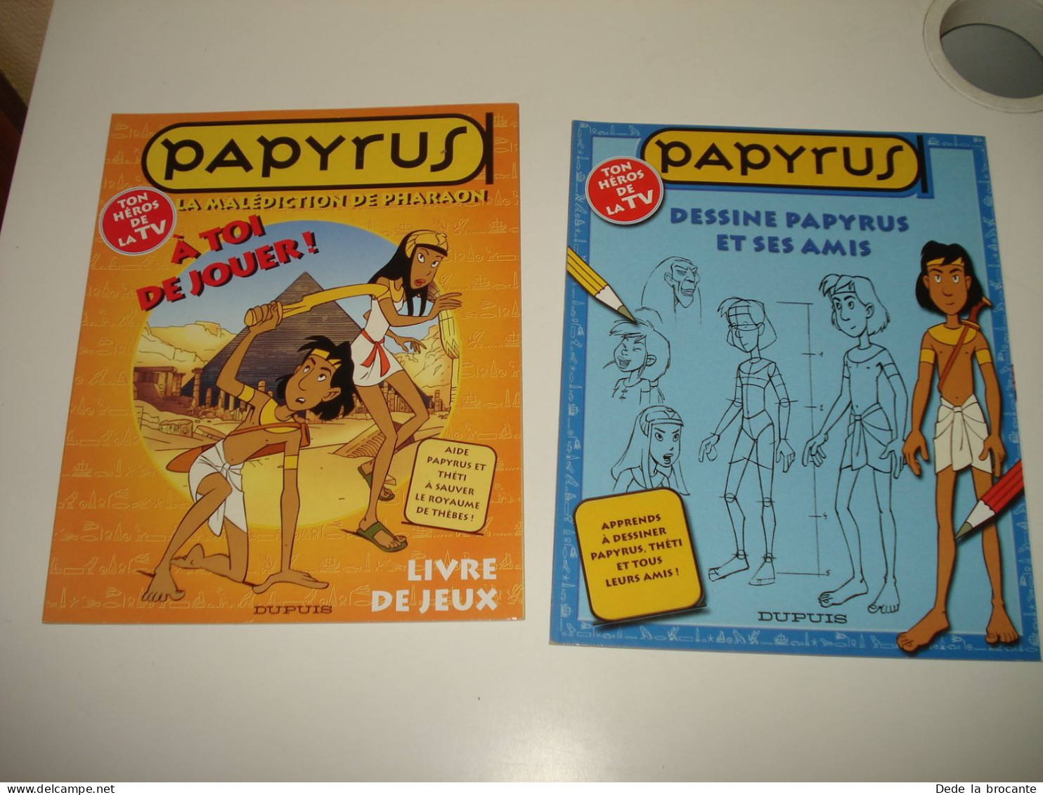C48 / Lot de 8 Papyrus  jeux - Jouez avec Papyrus  - Etat neuf - 2001