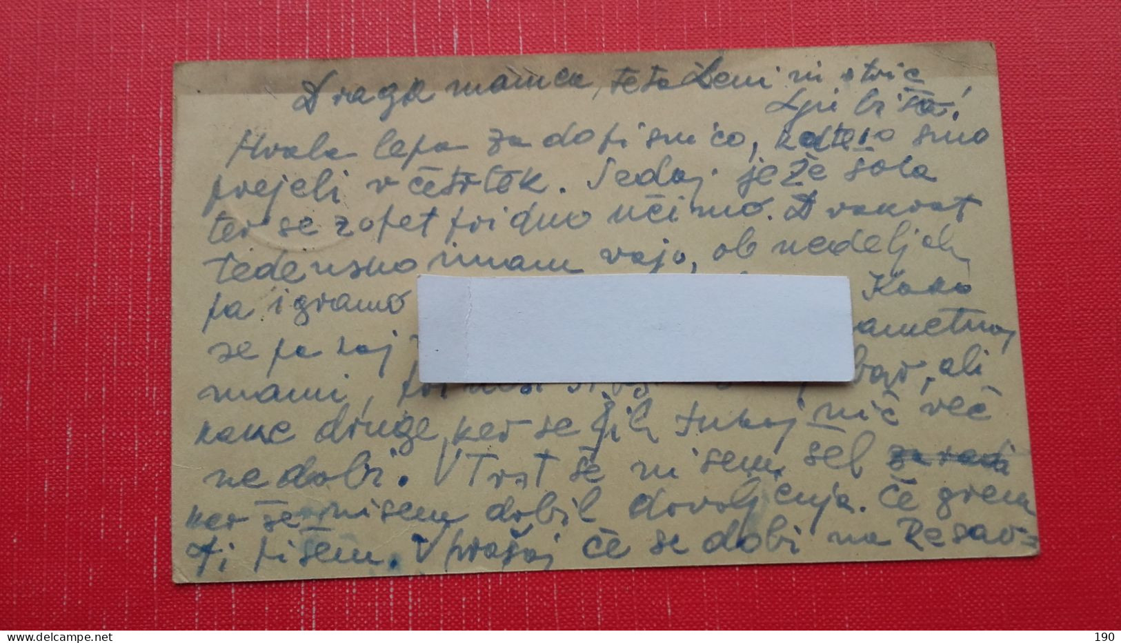 Dopisnica DFJ 1 Din(Tito).Zig/postmark:Ljubljana.Pisal Mik(Nikolaj) Soss - Slowenien