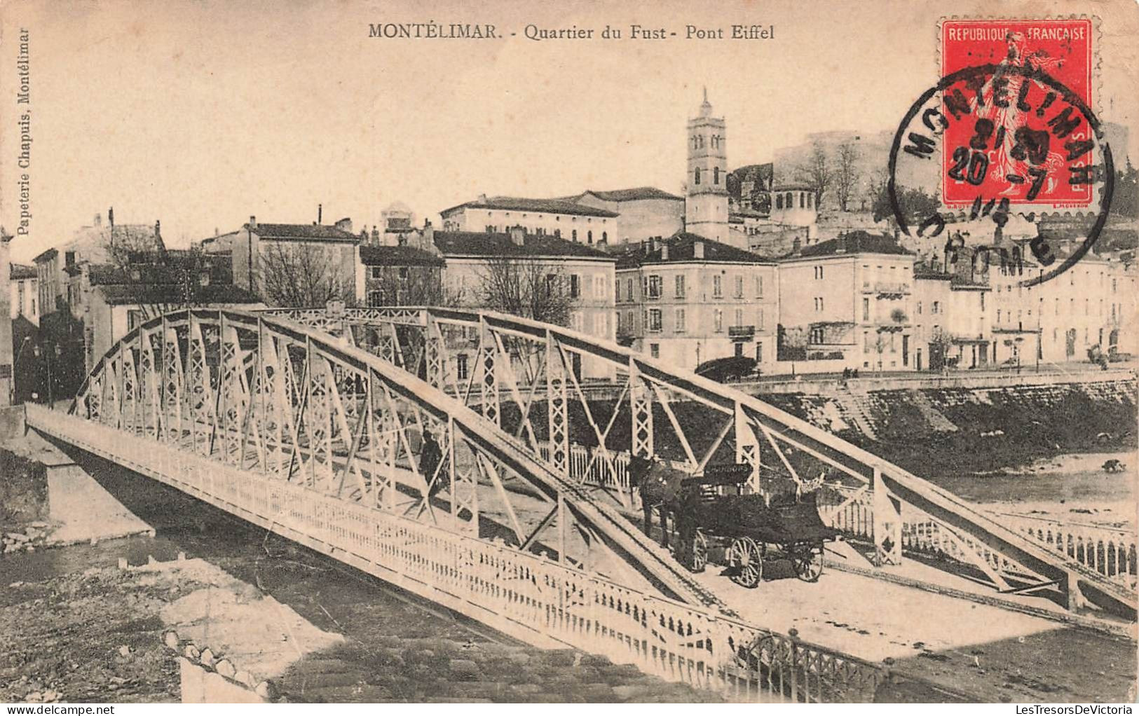 FRANCE - Montélimar - Quartier Du Fust - Pont Eiffel - Carte Postale Ancienne - Montelimar