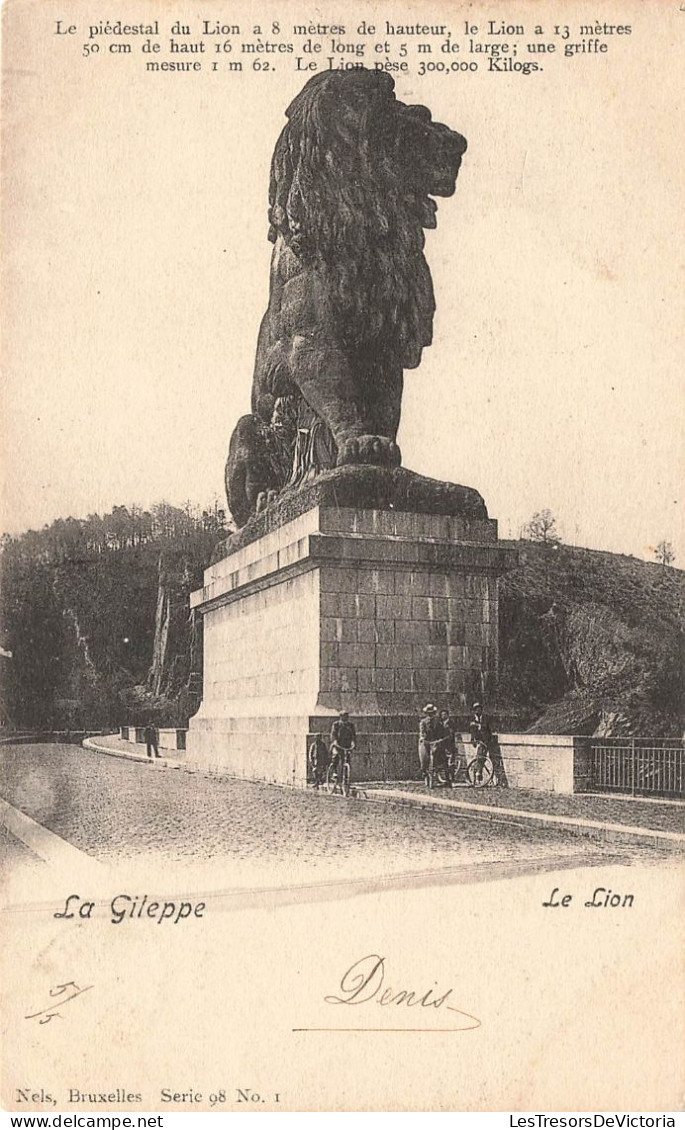BELGIQUE - La Gileppe - Le Lion - Carte Postale Ancienne - Gileppe (Barrage)