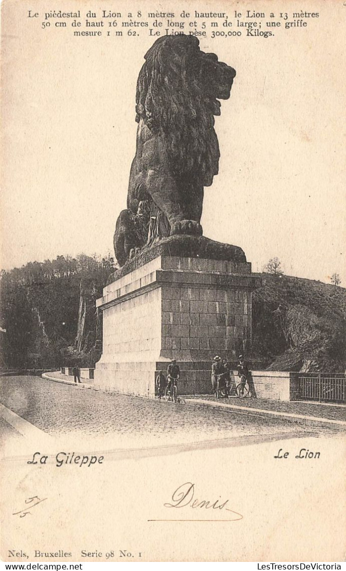 BELGIQUE - La Gileppe - Le Lion - Carte Postale Ancienne - Gileppe (Dam)