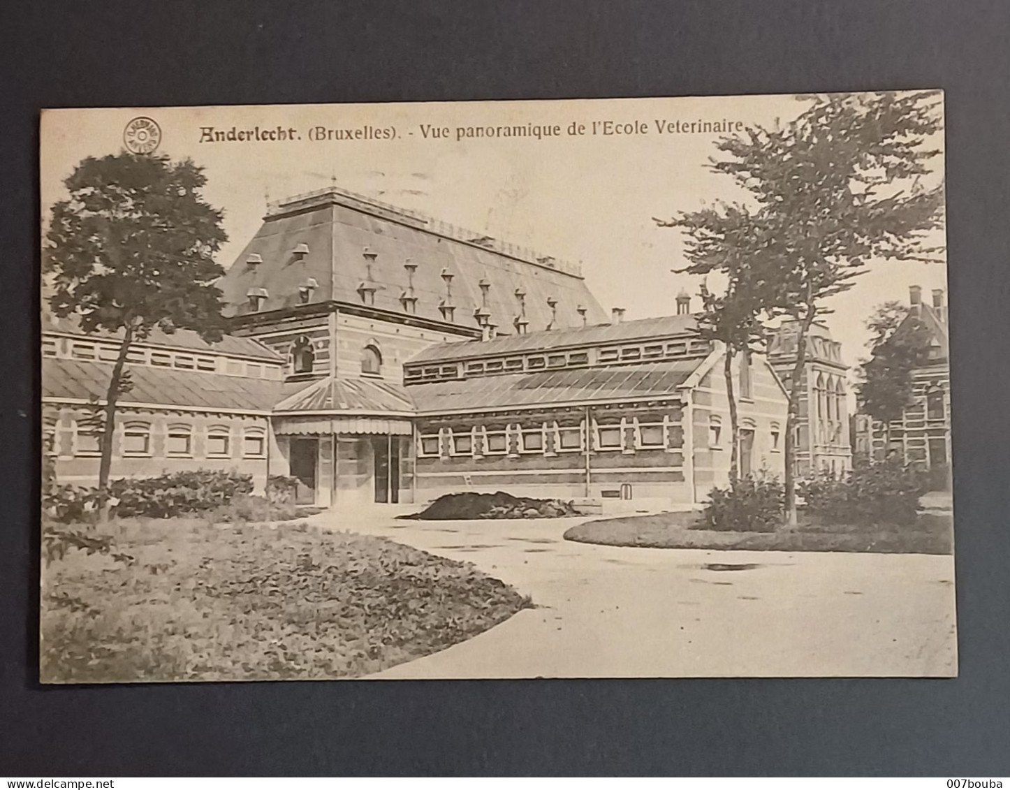 ANDERLECHT / VUE PANORAMIQUE DE L'ÉCOLE VÉTÉRINAIRE/ EDIT. HERMANS ANVERS / VOYAGEE 1921 - Anderlecht