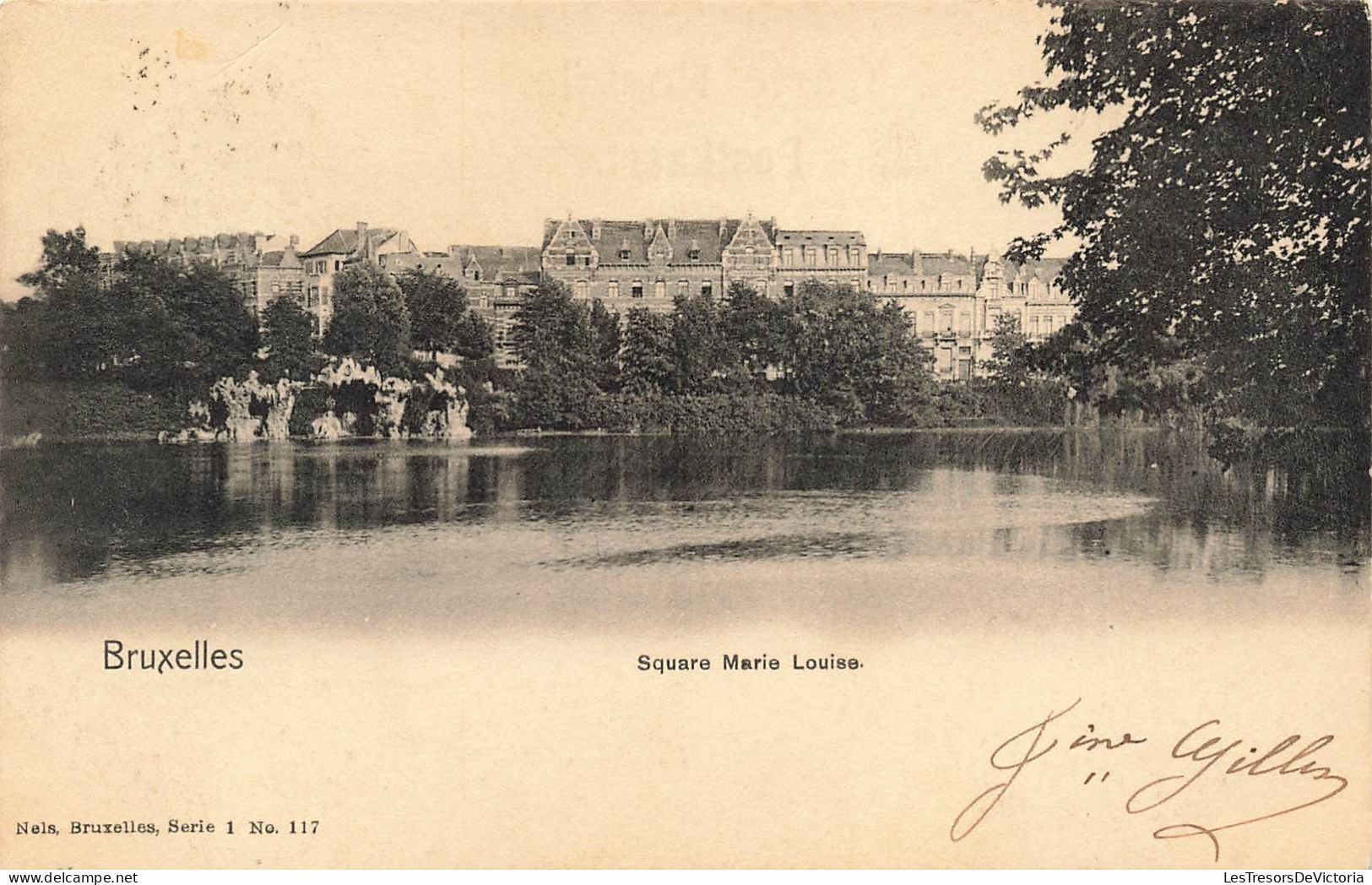 BELGIQUE - Bruxelles - Square Marie Louise - Carte Postale Ancienne - Places, Squares