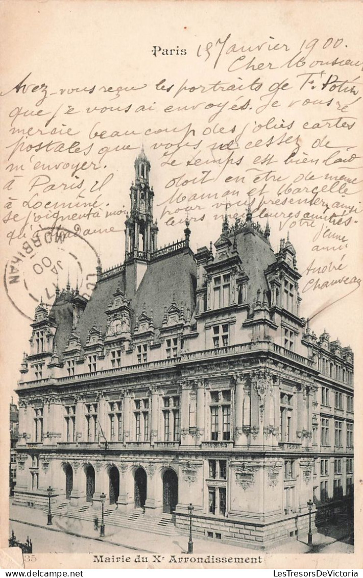 FRANCE - Paris - Mairie Du Xème Arrondissement - Carte Postale Ancienne - Distretto: 10