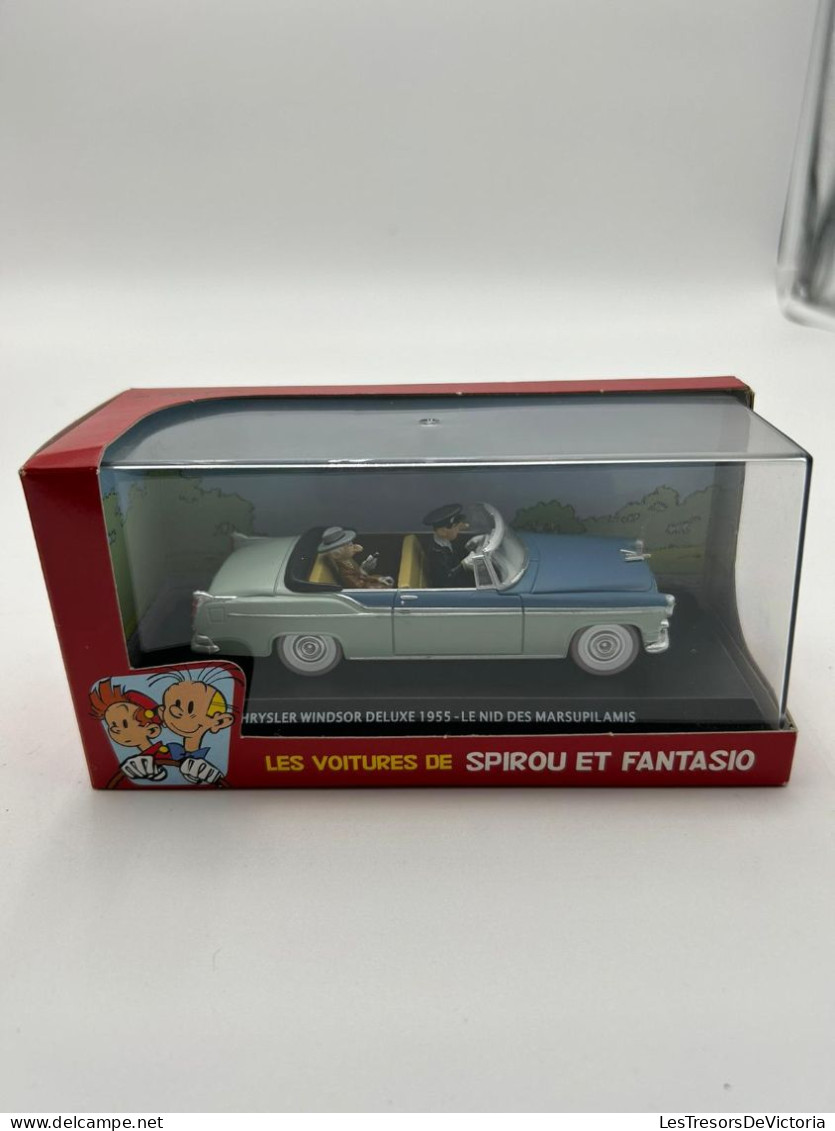 SPIROU - Figurines - Les Voitures De Spirou Et Fantasio - Modèle Réduit Editon Atlas - Chrysler Windsor Deluxe 1955 - Andere & Zonder Classificatie