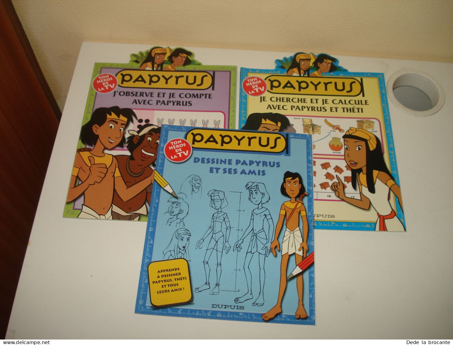 C48 / Lot De 7 Papyrus - 3 Papyrus Jeux + 4 Aventures  - Etat Neuf - 2001 - Papyrus