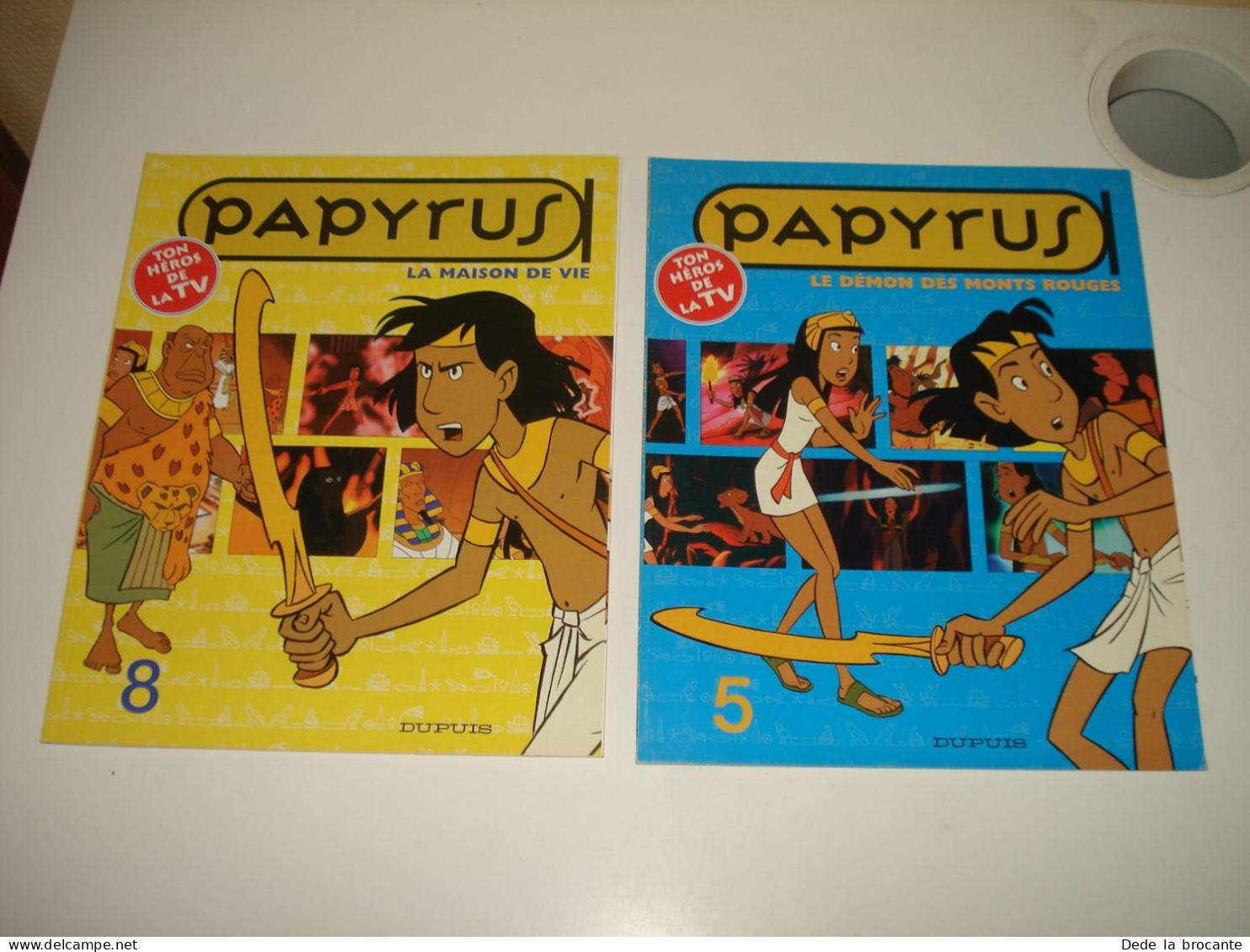 C48 / Lot De 7 Papyrus - 3 Papyrus Jeux + 4 Aventures  - Etat Neuf - 2001 - Papyrus