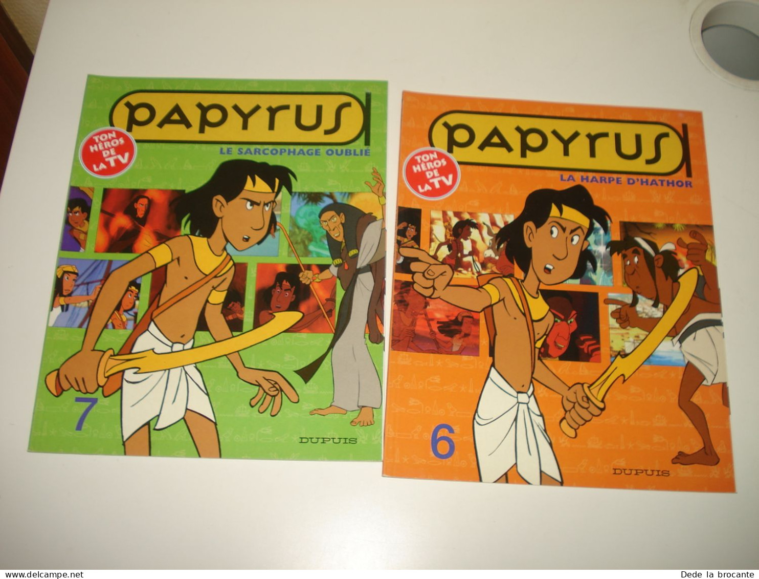 C48 / Lot De 7 Papyrus - 3 Papyrus Jeux + 4 Aventures  - Etat Neuf - 2001 - Papyrus