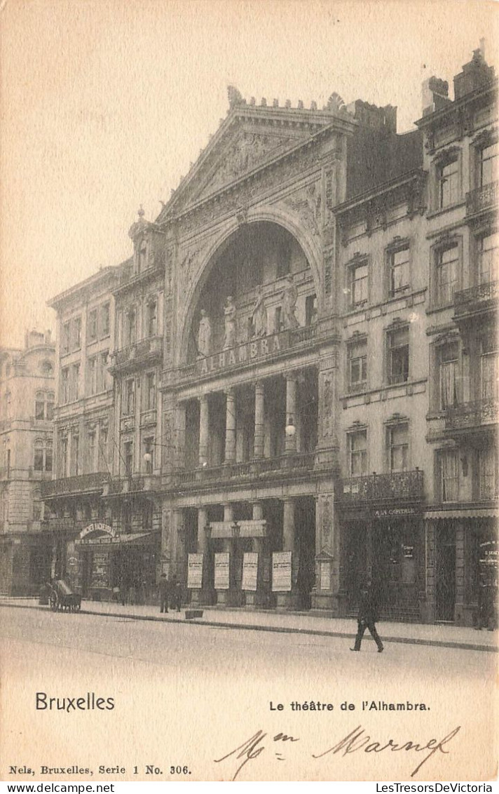 BELGIQUE - Bruxelles - Le Théâtre De L'Alhambra - Carte Postale Ancienne - Otros & Sin Clasificación