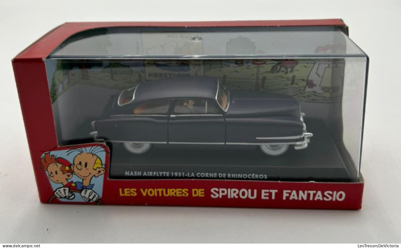 SPIROU - Figurines - Les Voitures De Spirou Et Fantasio - Modèle Réduit Editon Atlas - Nash Airflyte 1951 - Andere & Zonder Classificatie