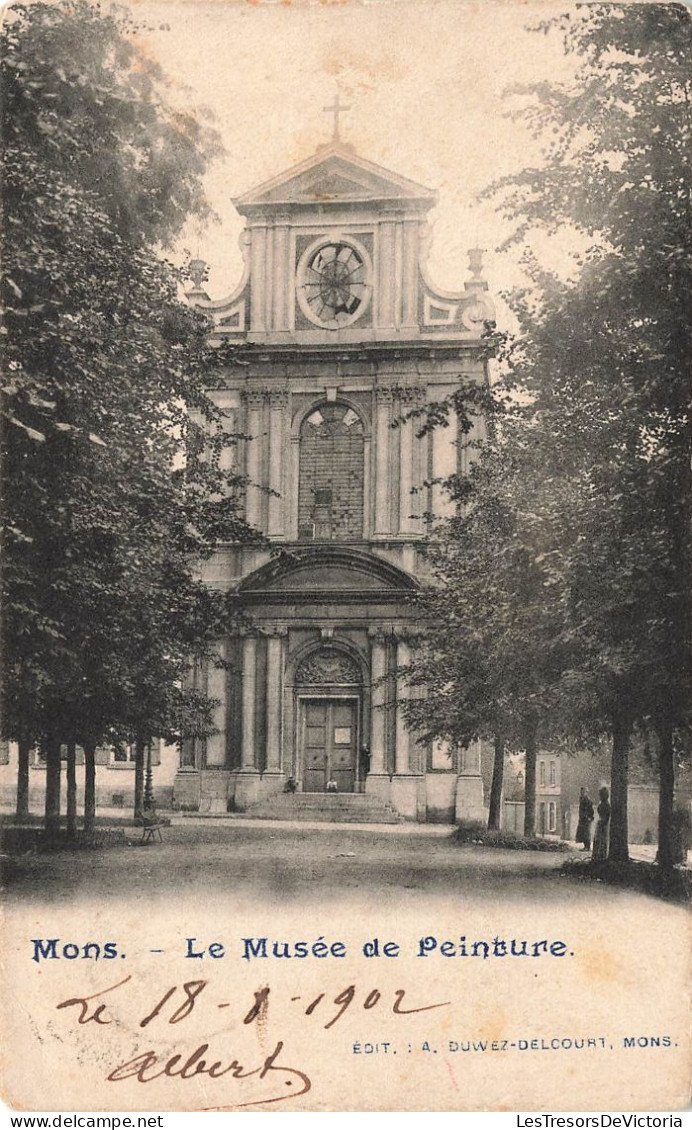 BELGIQUE - Mons - Le Musée De Peinture - Carte Postale Ancienne - Mons