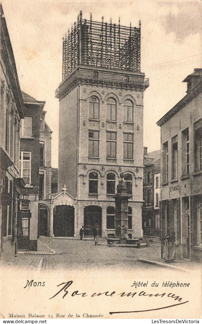 BELGIQUE - Mons - Vue Sur L'hôtel Du Téléphone - Carte Postale Ancienne - Mons