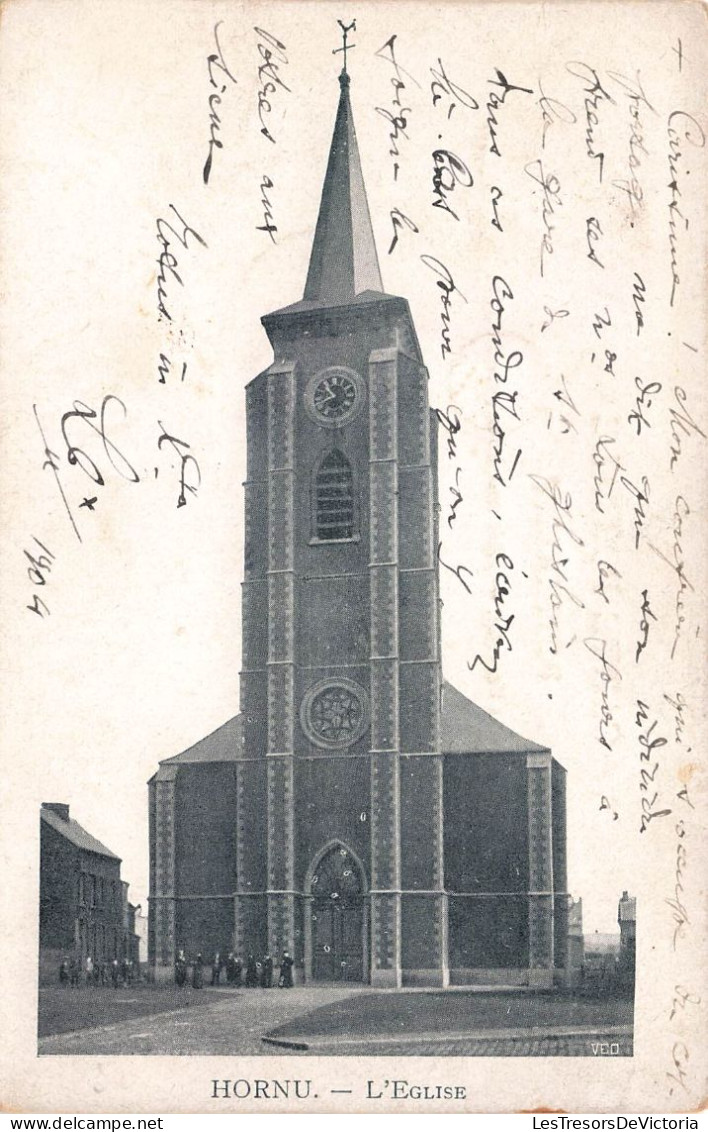 BELGIQUE - Boussu - Hornu - Façade De L'église - Carte Postale Ancienne - Boussu