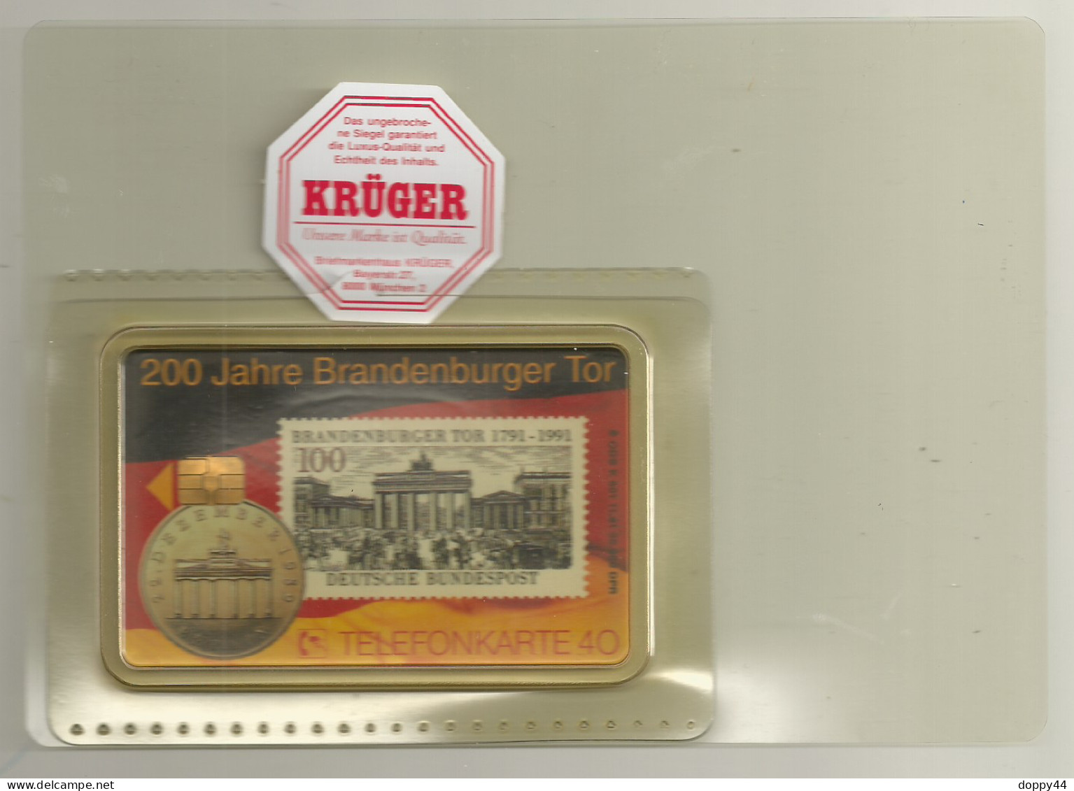 TELECARTE ALLEMAGNE  200 JAHRRE BRANDENBURGER TOR NEUVE SOUS BLISTER. - C-Series: Collector Serie
